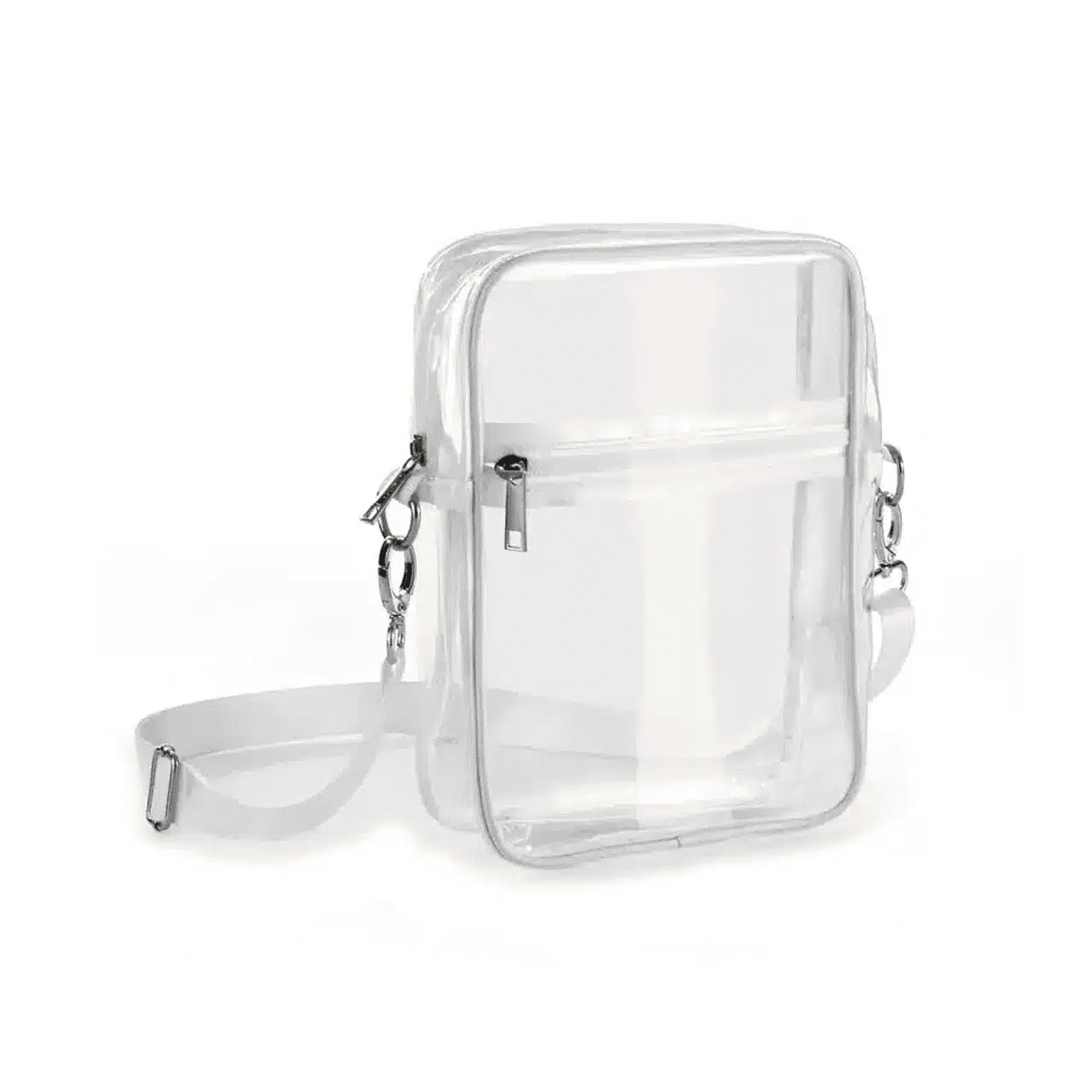 Custom Logo Clear Crossbody Bag โ stadium-compliant